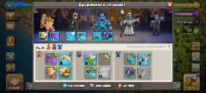 Conta Clash Of Clans Cv10 Full + 900 Gemas