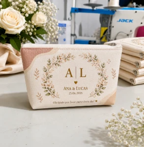 Necessaire Personalizada para Casamentos e Eventos - Artesanato e Personalizados