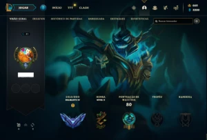 Smurf Diamante 4 upada a mão - League of Legends LOL