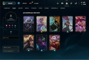 Smurf Diamante 4 upada a mão - League of Legends LOL