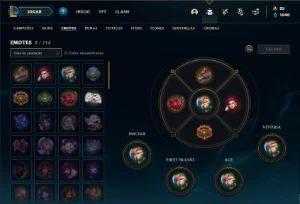 Conta bronze 1 com 30  Champ e 4 Skin + 1 Prestigio do Teemo - League of Legends LOL