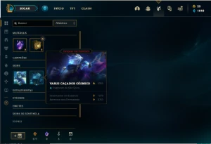 Conta bronze 1 com 30  Champ e 4 Skin + 1 Prestigio do Teemo - League of Legends LOL