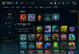 Conta bronze 1 com 30  Champ e 4 Skin + 1 Prestigio do Teemo - League of Legends LOL