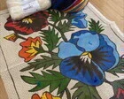 Kit de bordado em talagarça KIT-12 - 78 x 53 cm - Artesanato e Personalizados