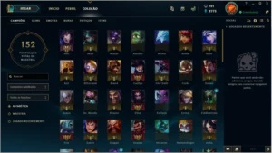 Vendo conta LOL lvl. 30 com 100 campeões e 47 skins - League of Legends