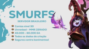 Smurf Unranked [ Nível 30 - 40K Ea - Mmr Platina ] - League of Legends LOL