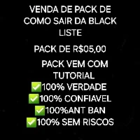 Como Sair Da Blackliste Pack E Tutorial De Como Sair