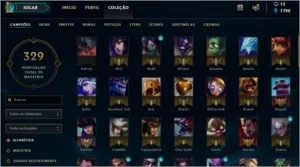 VENDO CONTA LEAGUE OF LEGENDS LEVEL 43 OURO IV !!! LOL
