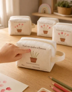 Kit Necessaire Florescer Interativa - Dia dos Professores - Artesanato e Personalizados