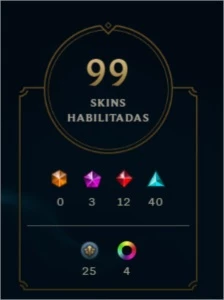 Conta League of Legends Platina 4 Solo/Flex LOL