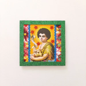 Quadrinho Retrô São João Menino - Artesanato e Personalizados
