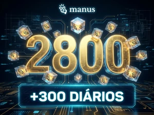 Conta Manus IA – 2.800 Créditos + Bônus Diário - Outros