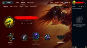 CONTA LOL UNRANKED 21K DE ESSENCIA AZUL - League of Legends