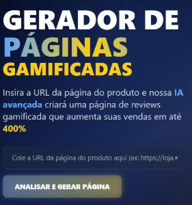 Gerador de páginas de vendas review Gamificado - Outros