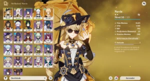 Conta Genshin Impact | Navia + Ayaka + Dehya
