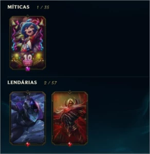 Vendo conta League of Legends Unranked LOL