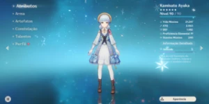 Vendendo conta de genshin (incluso skin Ayaka) - Genshin Impact