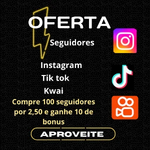 1k de seguidores por 8 reais