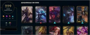 188 Skin todos os Champions , 700 Aberto a negociações. - League of Legends LOL