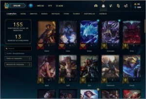 Conta (ex D1) platina 3 e plat 1 com 65 champs e 16 skins - League of Legends LOL