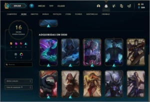 Conta (ex D1) platina 3 e plat 1 com 65 champs e 16 skins - League of Legends LOL