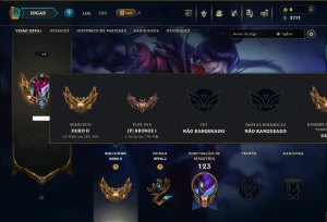 Conta Ouro 2 com 55 Champs e 7 Skins