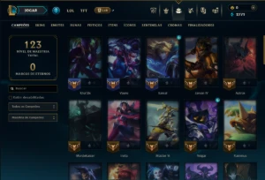 Conta Ouro 2 com 55 Champs e 7 Skins - League of Legends LOL