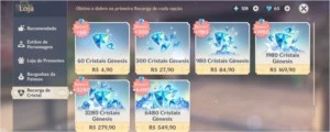 AR 51/ Server America 6 T5 e 2 armas - Genshin Impact