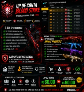 🔥 Up De Conta Blood Strike – Do Bronze Ao Lenda 🔥