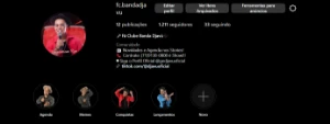 Conta do Instagram com famosos seguindo - Redes Sociais