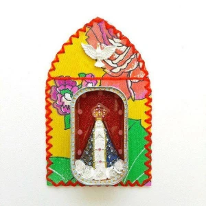 Capelinha de Lata "Nossa Senhora Aparecida" - Artesanato e Personalizados