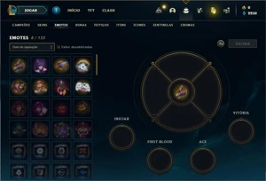 Conta prata 3 com 28 Champs e 3 Skins + 3 Fragmentos - League of Legends LOL