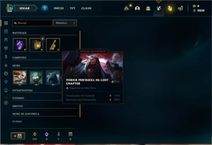 Conta prata 3 com 28 Champs e 3 Skins + 3 Fragmentos - League of Legends LOL