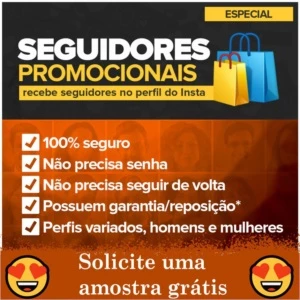 Seguidores Instagram - Redes Sociais