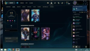 CONTA LOL LVL 94 CRIADA EM 2015 - League of Legends