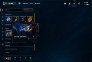 Conta ouro 4 com 6 skins e 40 champs ( MAIN JG ) - League of Legends LOL