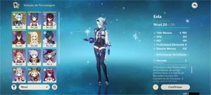 Genshin impact conta com Eula AR14