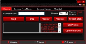 Bot View TwitchTv - Redes Sociais