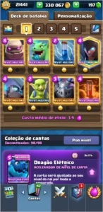 Clash Royale Nível 13 Várias cartas fulls 330k de ouro e etc