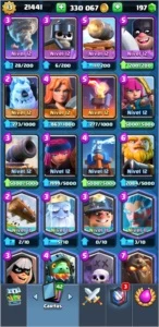 Clash Royale Nível 13 Várias cartas fulls 330k de ouro e etc