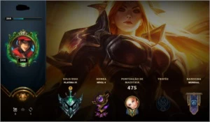 Conta bem cuidada, 256 Skins Platina 4 e muito conteudo! - League of Legends LOL