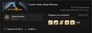 Conta Steam com varios jogos e csgo prime
