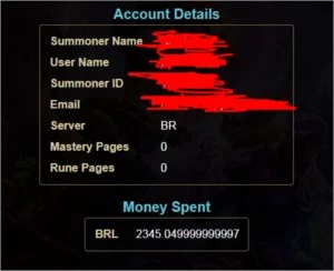 Conta LoL - Ouro 4 S7 Unranked S8 - League of Legends