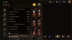 Conta Diablo Immortal Necromante 54 Paragon - Outros