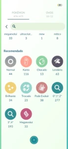 Conta Pokémon GO - Diversos lendários e megas