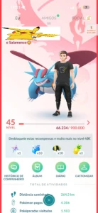 Conta Pokémon GO - Diversos lendários e megas