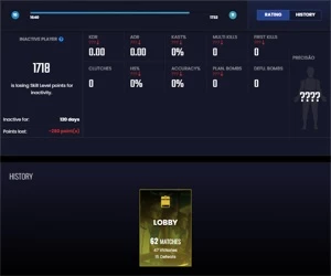 CONTA CS GO PRIME - LVL 10 GC - 6,013 HORAS DE CS - Counter Strike