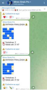Sinais Mines Pro - Outros