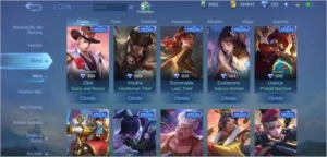 Conta móbile legends - Mobile Legends