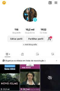 Conta tiktok